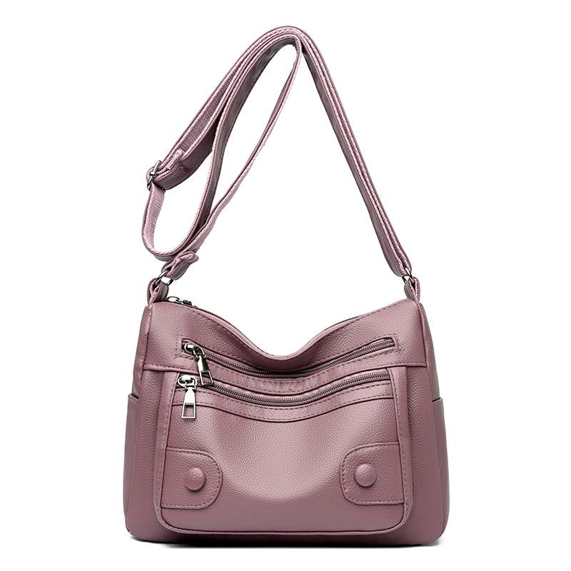 Large Capacity Women's Bag PU Shoulder Bag Mother Bag