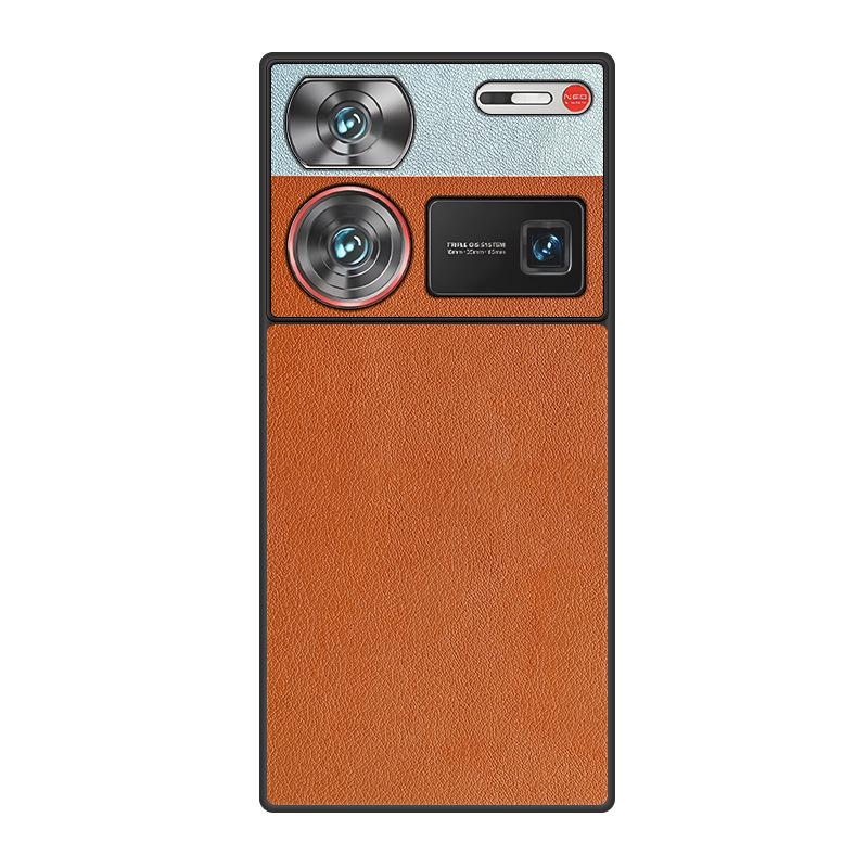 Nubia Z50S Pro/Z60S Pro Anti-Fall-Schutzhülle aus Leder, limitierte Auflage, gespleißtes Design