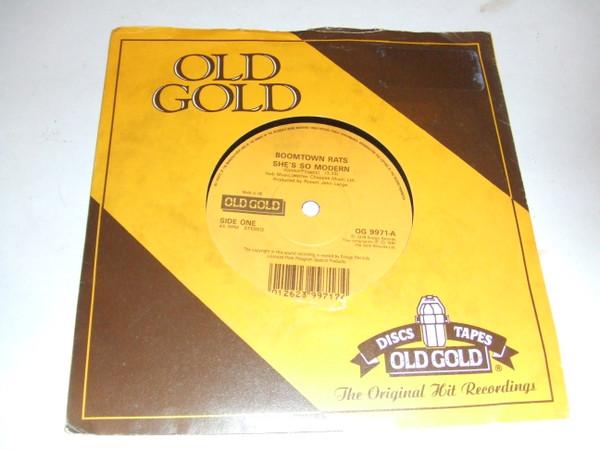

7inch Record BOOMTOWN RATS Shes So Modern OG9971 Old Gold 1991 UK Rock Used