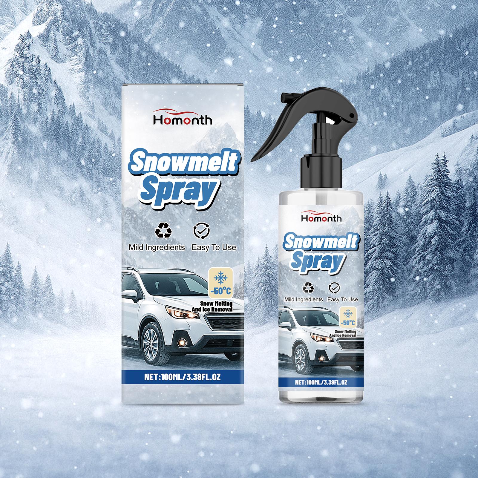 

3/5PCS Car Snow Melting Spray Anti Frost And Fast Deicer For Windshield And Freezer Glass Safe Protection In Cold Weather 100ml 100ml