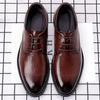 Groom Standard Dance Dress Leather Casual Shoes Men High Heels Two Tone Shoes Casual Dress Men Leather Casual Shoes