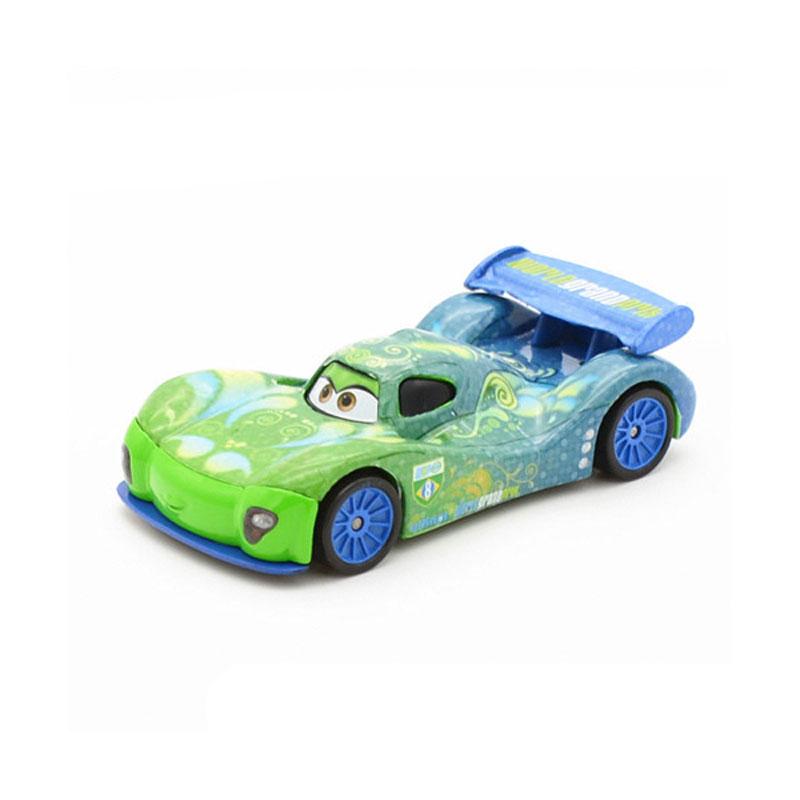 Disney Pixar Cars Lightning McQueen Sally The King Chick Hicks Mater Fillmore Litchi Luige Sarge Red 1:55 Metal Kids Toys Car