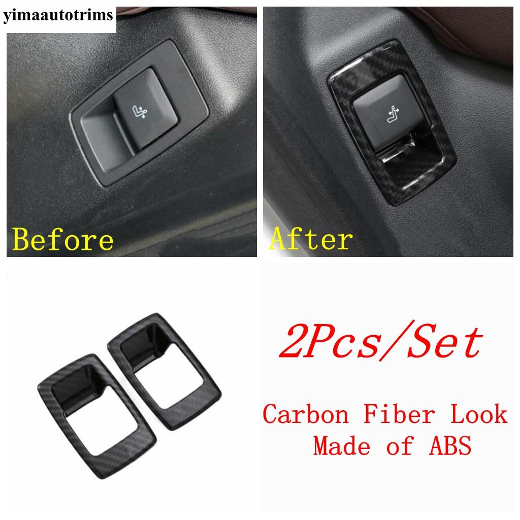 Gear Panel / Dashboard Frame / Window Lift /Navigation Strip Cover Trim For BMW X3 iX3 X4 G01 Carbon Fiber Accessories