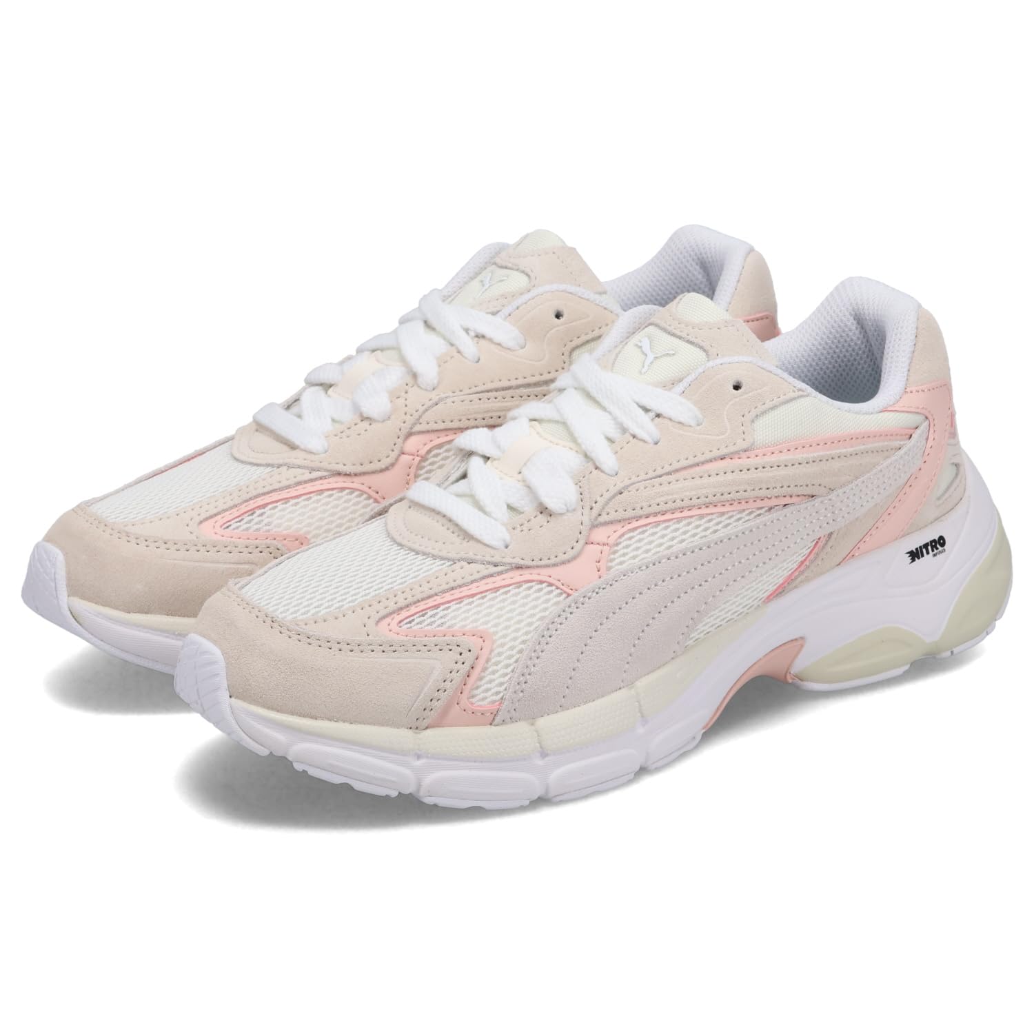 Кроссовки Tevaris NITRO 2024 Nimbus Cloud White размер см [Puma], весенне-летний цвет, (04), 27,0
