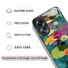 Retro Oil Painting Lotus Flower Pattern Tempered Phone Case for OPPO Realme 14 13 Pro Plus 12 11 10 Neo 3 X7 PRO C75 Hard Covers