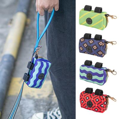 Pet Waste Bag Dispenser with Hanging Buckles Dog Poop Bag Holder Portable Storage Bag for Outdoor Travel Dog Walking Park Pets Supplies