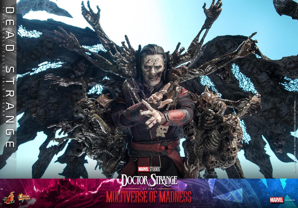 Movie Masterpiece Doctor Strange: The Multiverse of Madness Dead Strange 1/6 Scale Figure, Black, Approximately 31cm Tall, MMS654