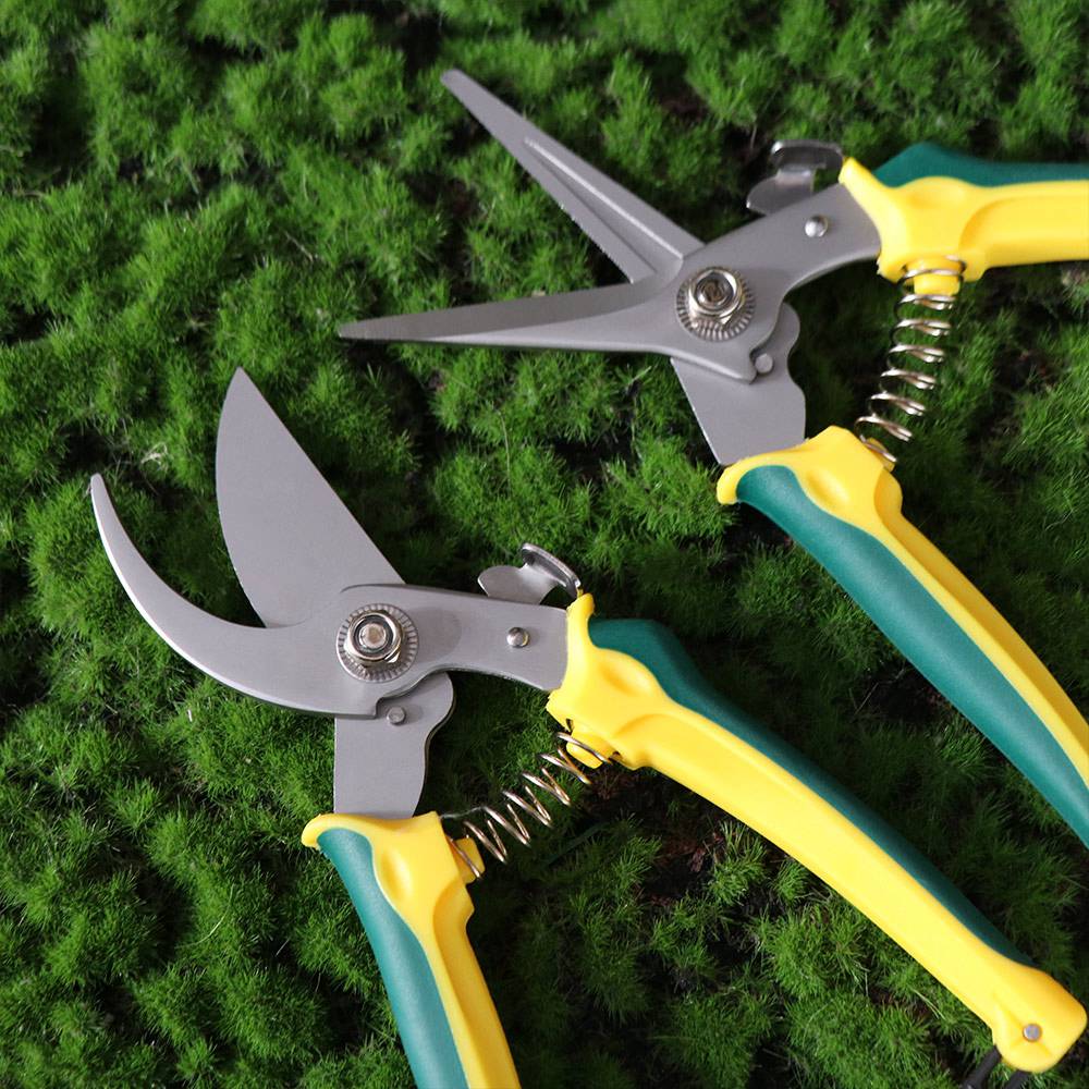 Stainless Steel Garden Pruner Safe Lock Tree Branch Trimmer Pruning Shears  Orchard Trimming