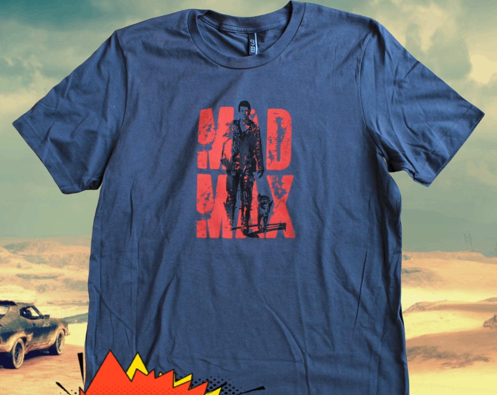 Mad Max T-shirt, Mel Gibson Shirt, gifts for him, funny t shirts, boyfriend gift, shirts, gift for women, sci-fi gift, Clothing, T-shirt XL