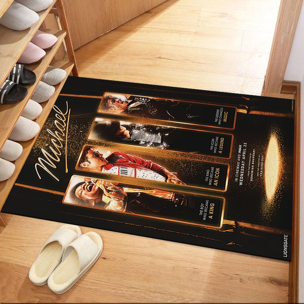 Michael Jackson 68 Area Rug Suitable for Decorate room Hallway Kitchen Entryway Antislip Carpet Anime Office Decor Wedding Party Gift