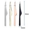 Head Fine Hairs Precision Makeup Eyebrow Tweezer Eyelash Tweezers Eye Brow Clips Lash Hairs Puller