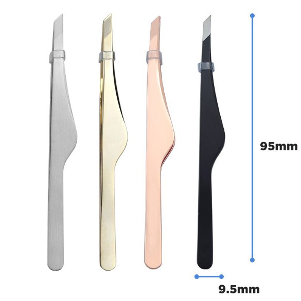 Head Fine Hairs Precision Makeup Eyebrow Tweezer Eyelash Tweezers Eye Brow Clips Lash Hairs Puller
