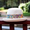Yunnan Ethnic Wind Cotton and Linen Leisure Spring and Summer Travel Embroidery Hat, Sunshade Embroidery Hat Wholesale