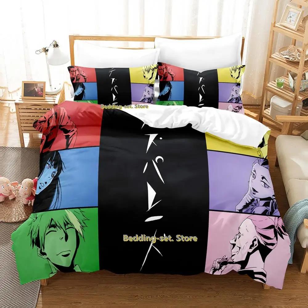 Comfortable SkinFriendly Single Twin Full Queen King Death Parade Size Bed Adult Kid Bedroom Duvetcover Sets Anime parure de lit Quilt