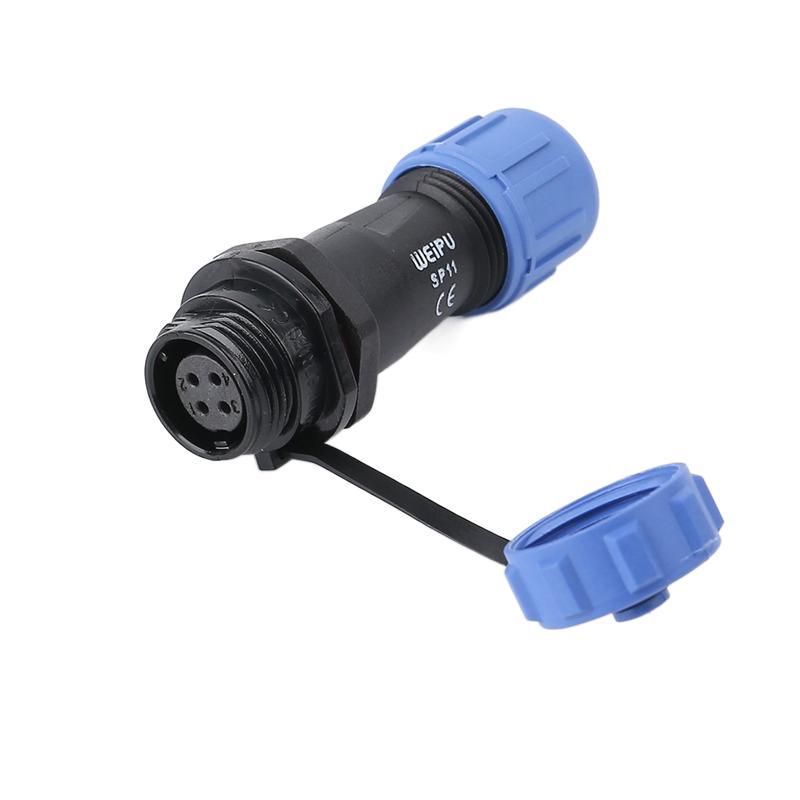 WEIPU SP11 SP1110/P SP1110/S IP68 Low Voltage 2 3 4 5 Pin Electronic Connector Waterproof DC AC Power Cable Wire Adapter LED