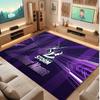 Melbourne Storm Personalisiertes Kristall-Samt-Teppich, Benutzerdefinierter Namens-Text Weicher Anti-Rutsch-Teppich für Wohnzimmer Schlafzimmer