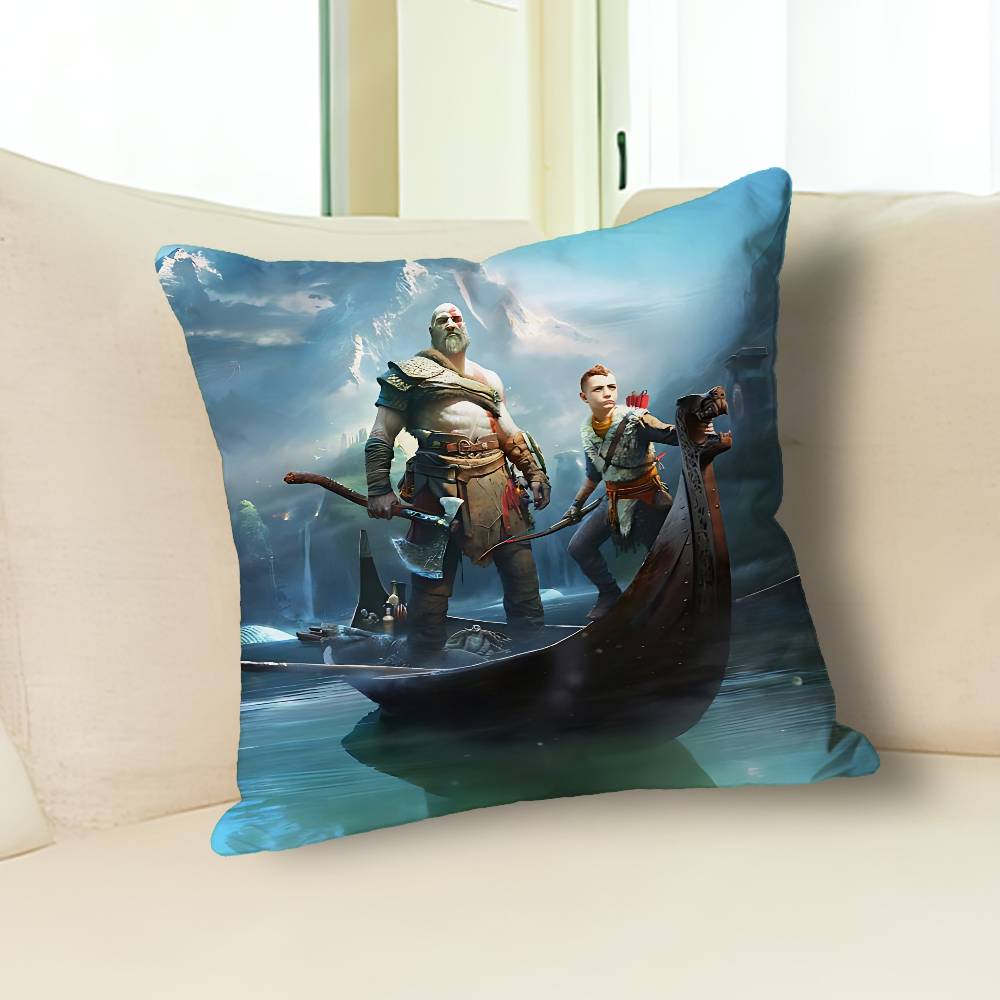 G-God of W-War Game Anime Celebrity Merchandise All-Match Printed Pillow Case Sofa Car Office Room Decoration Protector