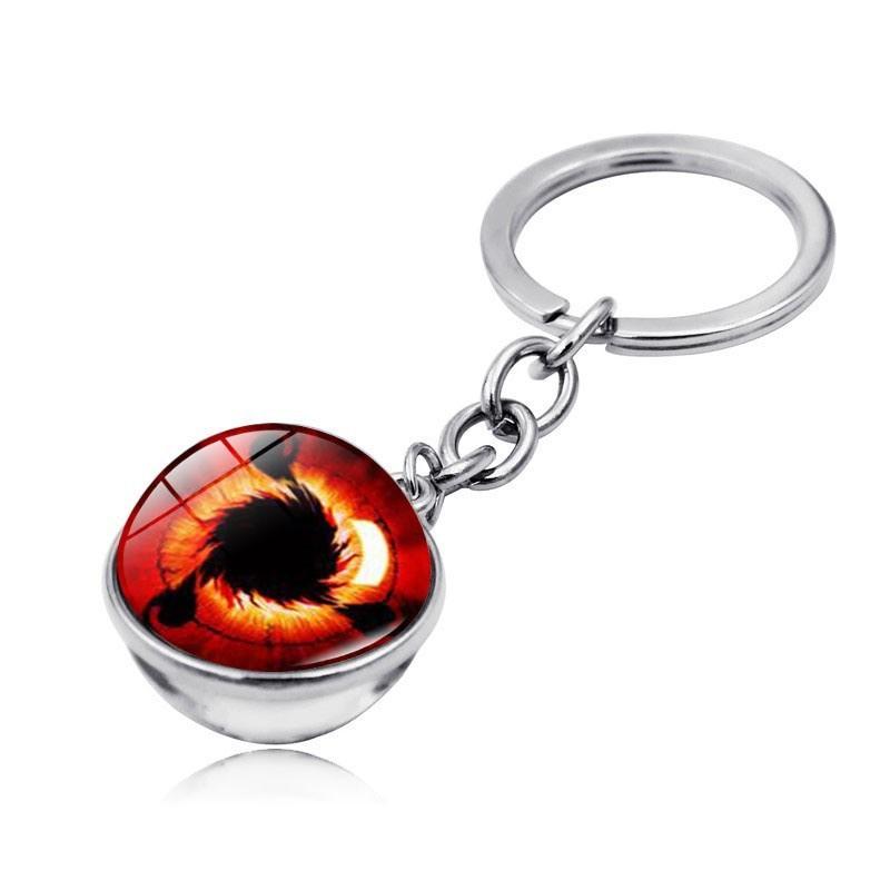 Naruto Sharingan Keyring Featuring Sharingan Design And Zinc Alloy Material For Collectors