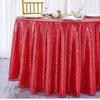 Solid Color Sparkling Table Cover Polyester Glitter Tablecloth  Table Decor Supplies