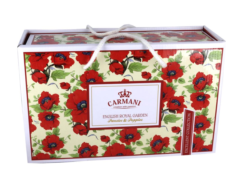 Komplet 2 Filiżanek Ze Spodkami Maki Zestaw Porcelana Kawa Prezent