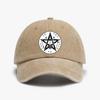 Witchcraft Pentagram Hat Jewish Hebrew Tetragrammaton Solomon Baseball Cap Unisex Amulet Distressed Washed Hats