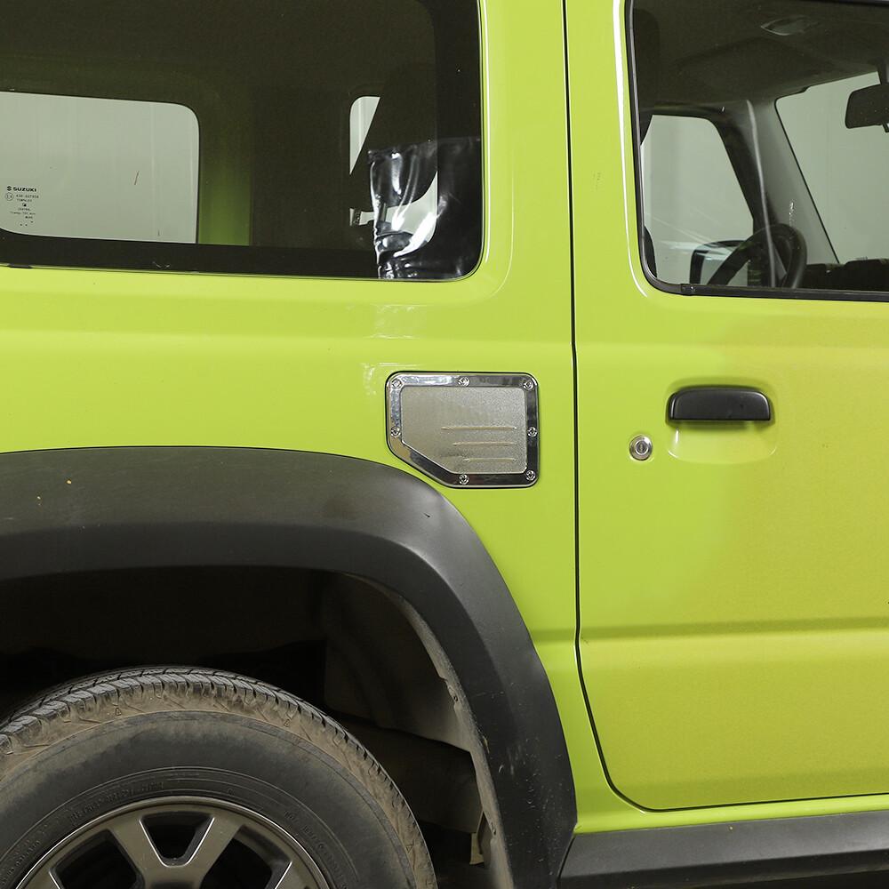 Fuel Tank Door Fuel Gas Tank Cap Cover Trim Decor For Suzuki Jimny 2019+ Chrome