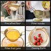 Stainless Steel Soy Milk Strainer Flour Oil Sieve Lattice Stainless Steel Bevelled Twill Kitchen Tool