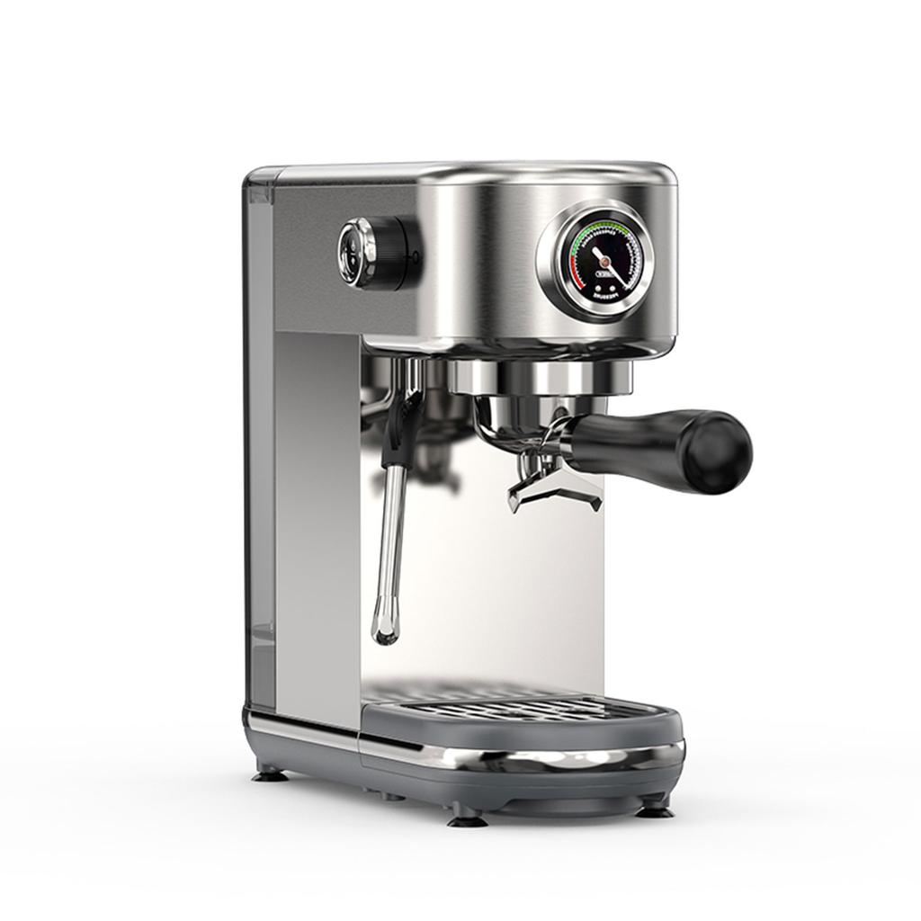 Semi automatic Coffee Machine Stainless Steel 20Bar Double Boiler Coffee Maker Steam Milk Frother with 10mm Steam Wand