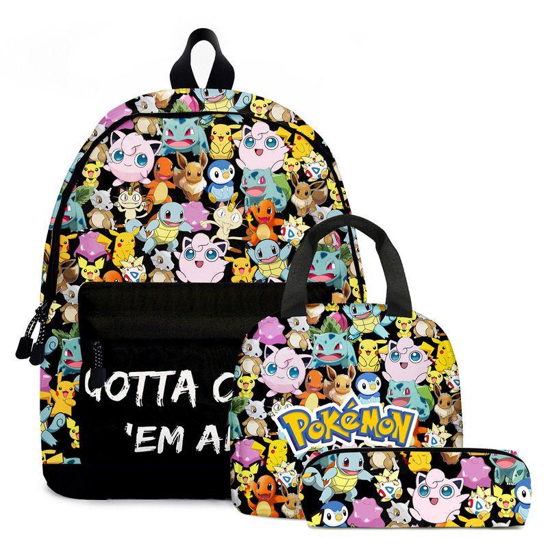 Sada batohu Pikachu s svačinovým boxem a penálem pro děti Dokonalá školní dárková sada