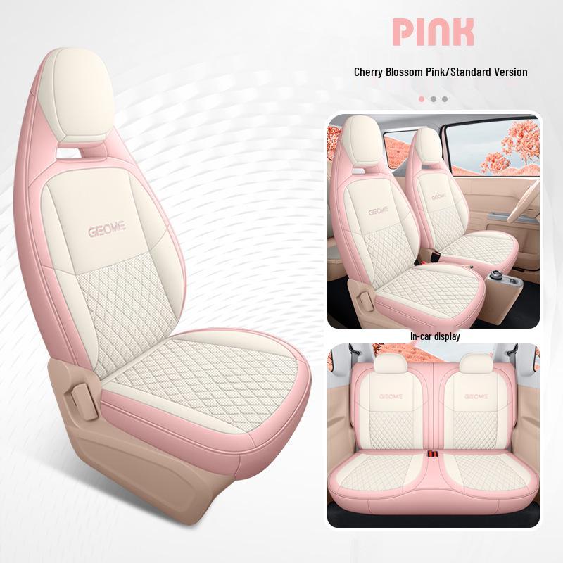 Geely Panda Mini Special Car Full Surround Leather Cartoon Seat Cushion Cover