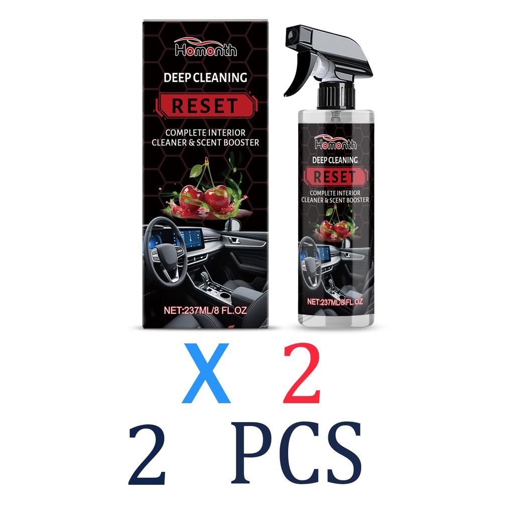 Professional Automotive Interior Cleaner 237ml Protective Coating Anti Dust Formula Removes Stains Grease Refreshing Scent