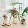 3pcs Christmas Decoration Vase Living Room Ceramic Home Tabletop Decoration Vase Creative Flower Vases Room White Gift To Lover