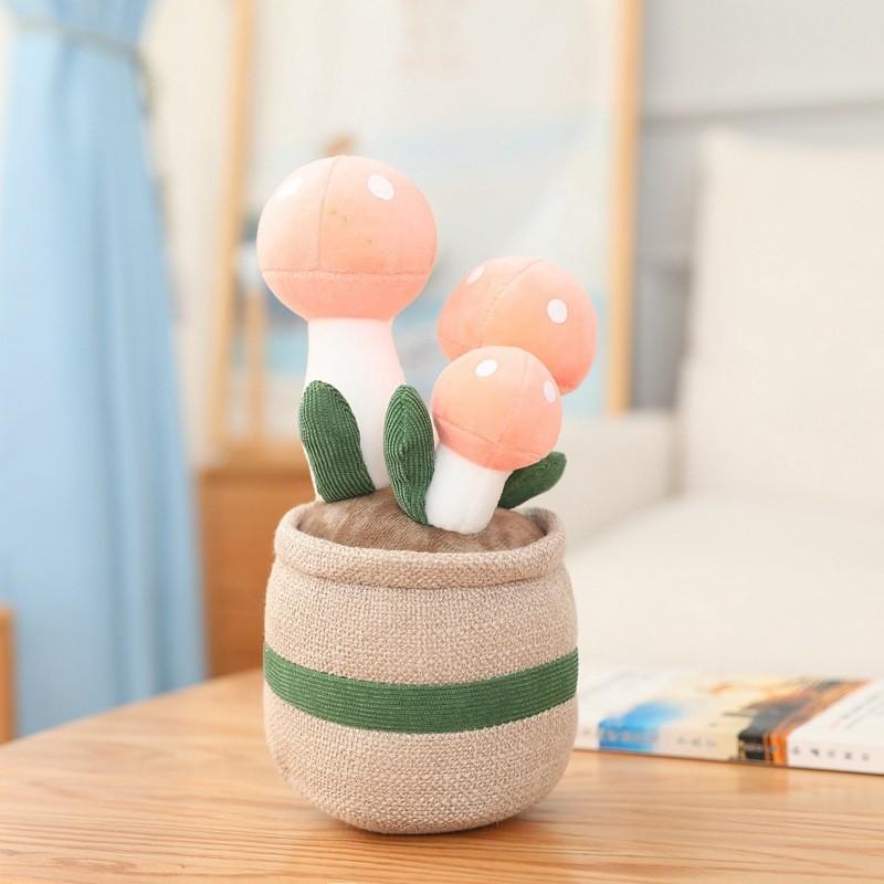 Simulation Plant Doll Daffodil Tulip Fun Potted Series Plush Toy Decorative Ornaments