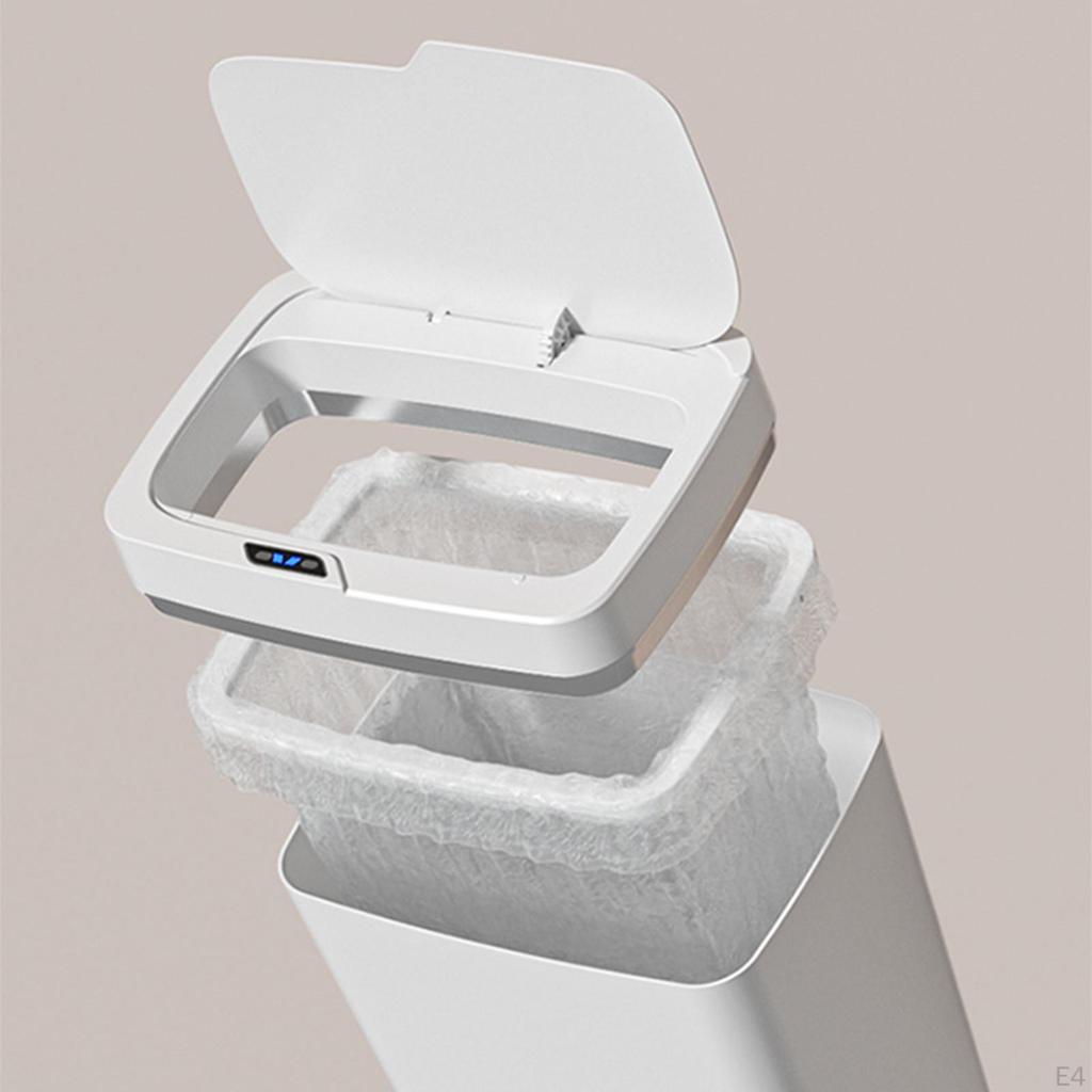 Smart Trash Can Rubbish Touchless Garbage Bin Rechargeable for Bathroom