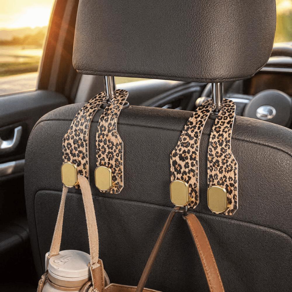 Universal Car Headrest Hook 2 In 1 Car Organizer Clips Car Interior Accessories