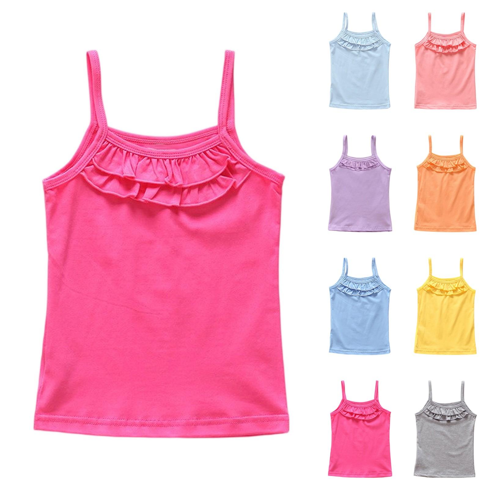 

Kids Tank Top - Summer Sleeveless Undershirt 150 жовтий
