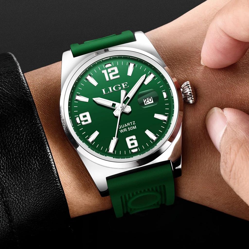 Brand Watch Men Silicone Sports Watches Men's Army Military Quartz Wristwatch Chronograph Male Clock Relogio Masculino