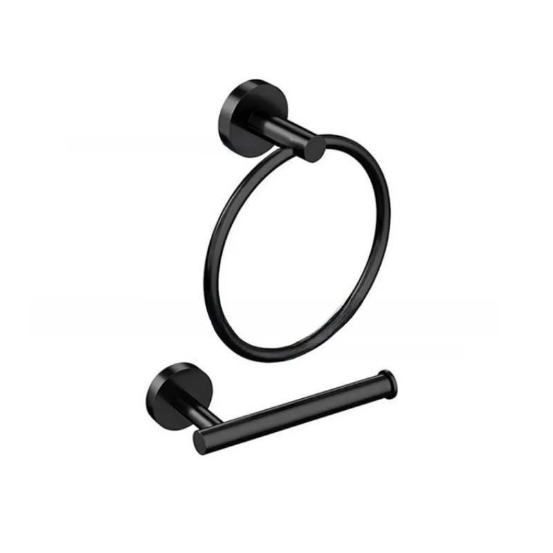 Towel Steel Stainless Ring And Tissue Holder Set Suitable For Daily Bathroom Use