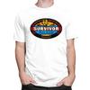 Custom Adventure Game TV Show Survivor Tshirts for Men Short Sleeves Casual T Shirt Cool Tshirt 100 Cotton Tee Gift Idea
