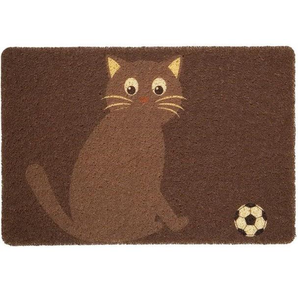 Minimalist Silk Cat Litter and Feeding Mat - Trap, Cute, Easy to Clean