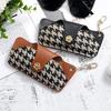 Printing Glasses Storage Bag Korean Style Sunglasses Organize Houndstooth Glasses Bag  Male