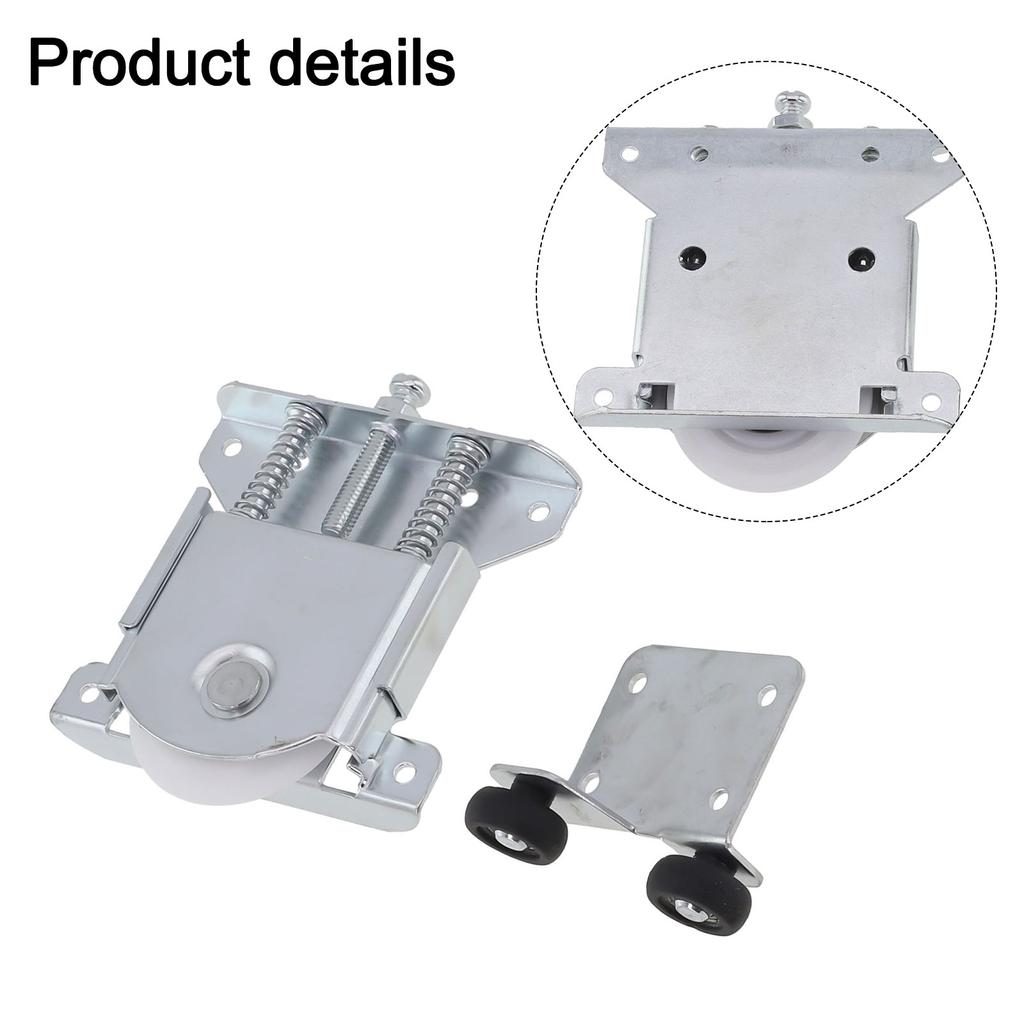 Wardrobe Sliding Door Pulley Wheel Runner Closet Wardrobe Moving Door Bottom Pulley Heavy Duty Lower Wheel Roller Runner