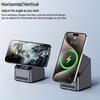 Magnetic 4-in-1 Wireless Charger with Auto-Rotate for Apple Devices, 15W Base