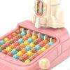 Ball Elimination Game Activity Portable Board for Children Teens Indoor Pink