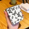 Line Butterfly Pattern Case For Samsung Z Fold 7 6 5 Luxury Hybrid 3in1 Leather Skin Plating Folding Phone Cover For Samsung Z Fold7 Fold6 Fold5
