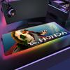 Rgb Xxl Mouse Pad Large Gamer Mousepad Anime Street Fighter Deskmat Gaming Pc Setup Accessories Desk Mat Computer Table Mausepad