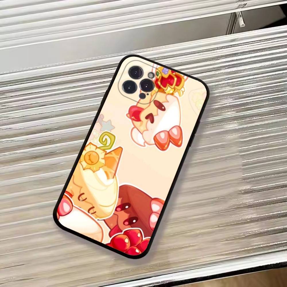 Чехол для телефона Game C-Cookie R-Run Kingdom для iPhone 17,16,15,14,13,12,11 Plus,Pro Max,XS,Мягкий черный чехол iPhone11ProMax