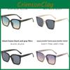 New Spring 2024 Womens Pc Frame Letter Design Sunglasses With Tac Lenses For Sun Protection