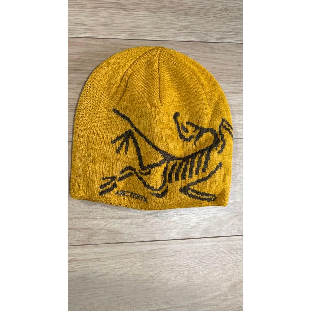 Used ARC TERYX FERNE TOQUE Knit Hat Yellow