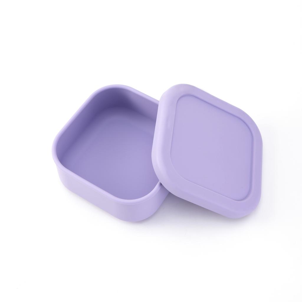 Color Kids 1PCS Silicone Lunch Box Microwave Safe BPA Free Food Storage Keeping Fresh Snack Bento For Outdoor Picnic Tableware